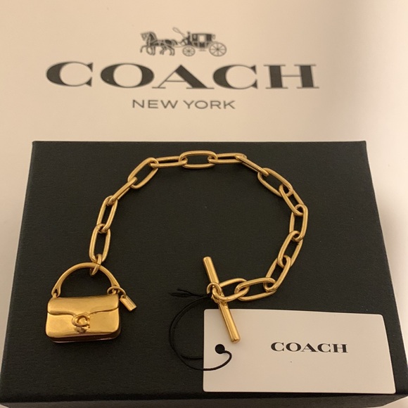 NWT Coach Tabby Handbag Charm Paperclip “BRACELET “ - Picture 1 of 7